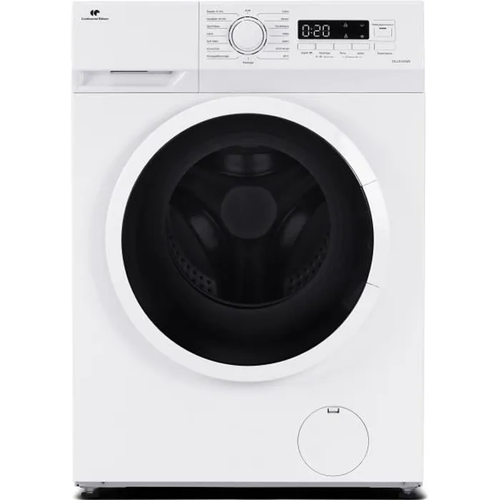 Lave-linge hublot CONTINENTAL EDISON CELL914IWS – 9 kg – Largeur 59,5 cm – Classe A – 1400 trs – moteur induction -Blanc